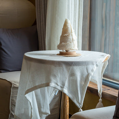 Loofah Table Lamp with Reading Light--Bamboo Shoot Shape