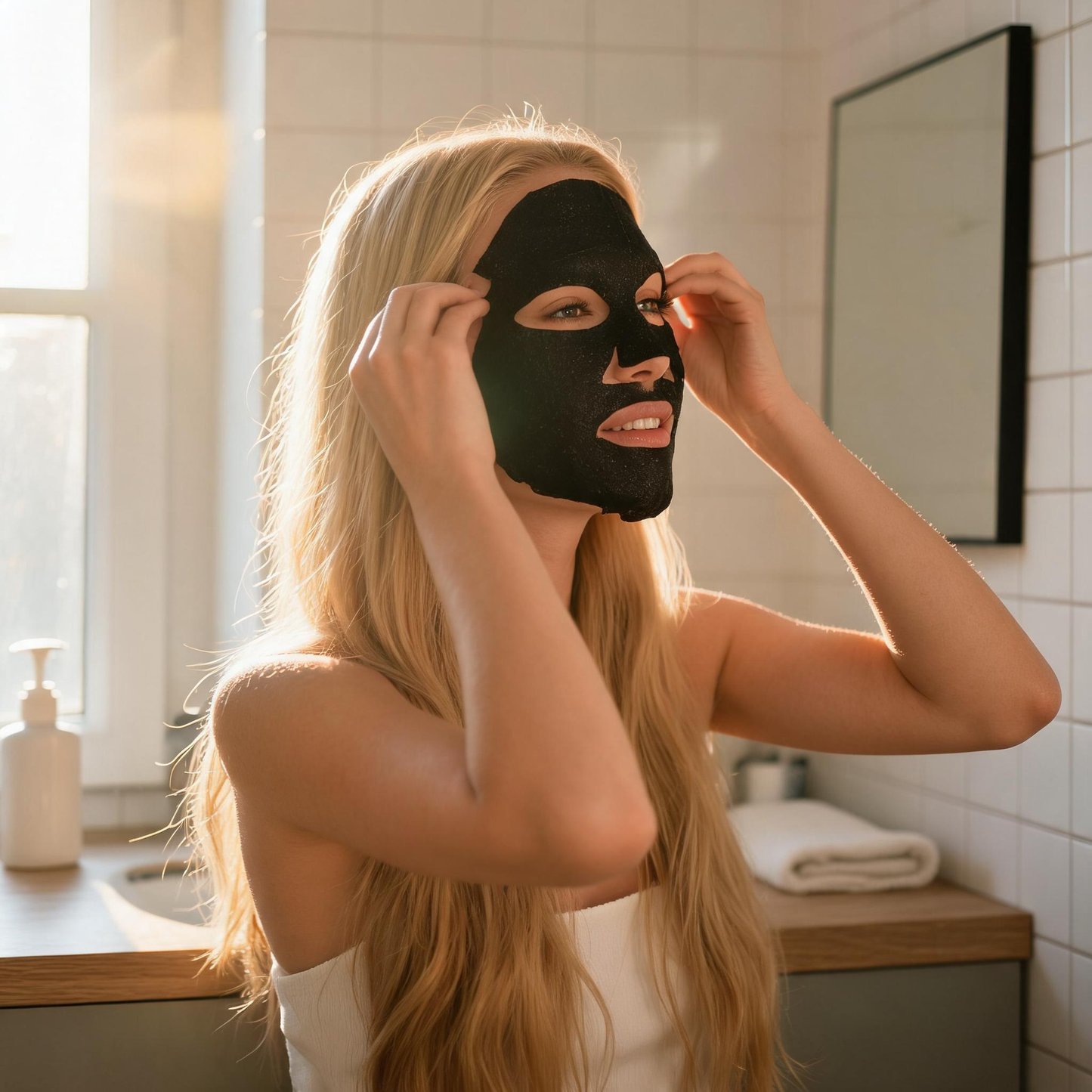Salicylsyra porrenande sheetmask