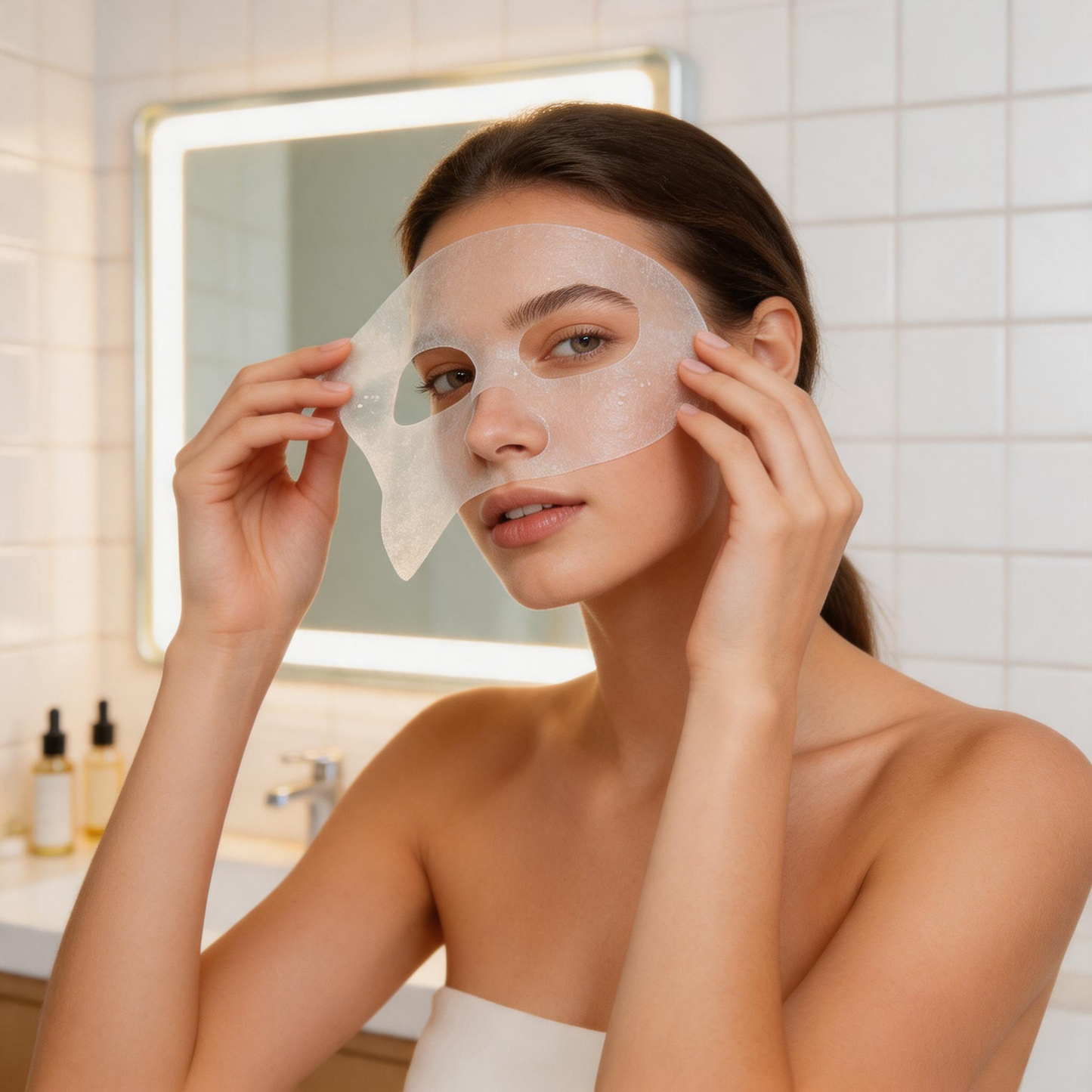 Renande Tea Tree Oil-klargörande sheetmask